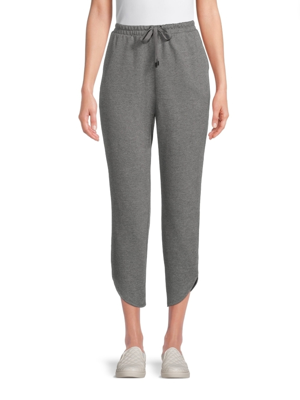 Time and Tru Women's Pull On Jogger with Dolphin Hem